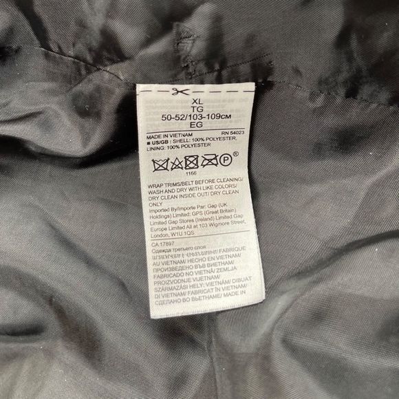 Banana Republic Full Zip Sherpa Bomber Jacket in Black Women's Size XL - Picture 14 of 14